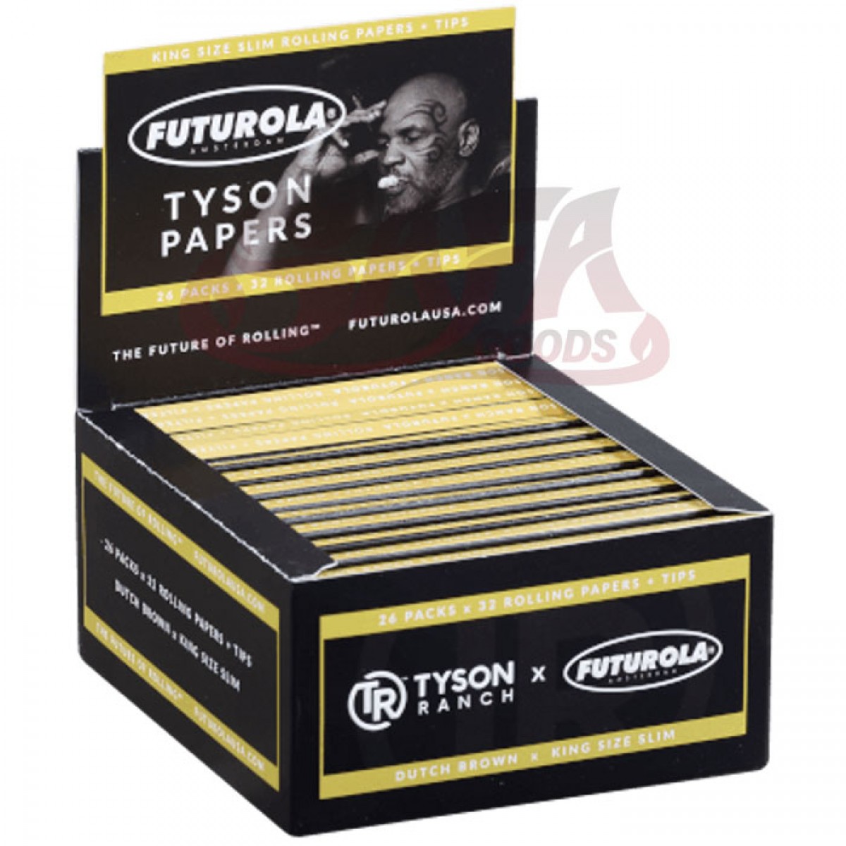Tyson Rolling Papers - King Size w/ Tips